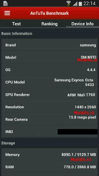    Samsung Galaxy Note 4