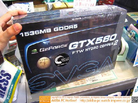 EVGA GeForce GTX 580 FTW Hydro Copper 2       69 800 