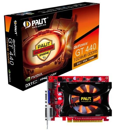 Palit    GeForce GT 440     