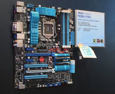 CeBIT 2011: материнские платы ASUS и MSI на чипсете Intel Z68