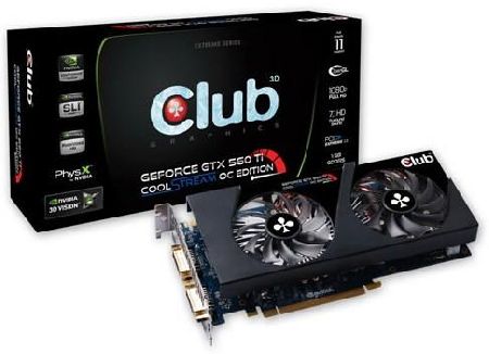 Club 3D  GeForce GTX 560 Ti   CoolStream OC Edition