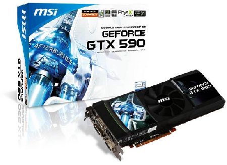 MSI добавляет к GeForce GTX 590 возможность разгона до 840 МГц