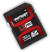 SDHC карты Patriot LX PRO Series обеспечивают скорости до 20 МБ/с