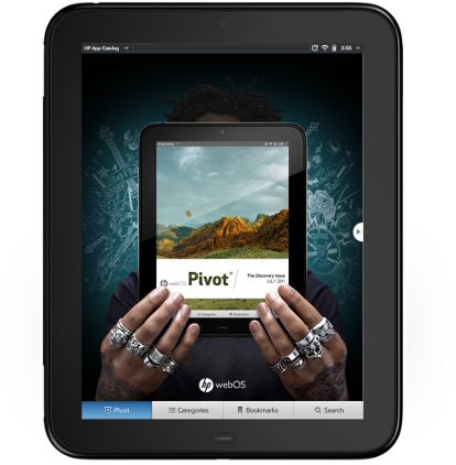 HP   webOS Pivot   TouchPad