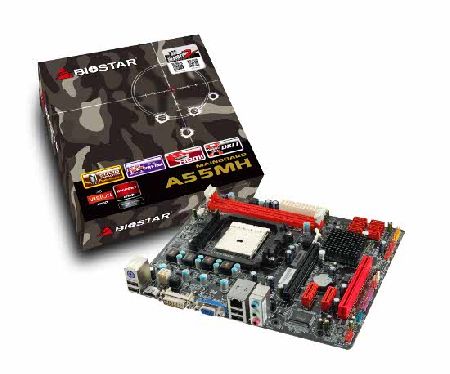   BIOSTAR A55MH  AMD FM1    