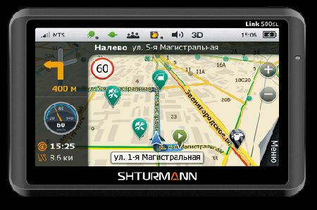 GPS  Shturmann Link 500SL  -  SIM- 