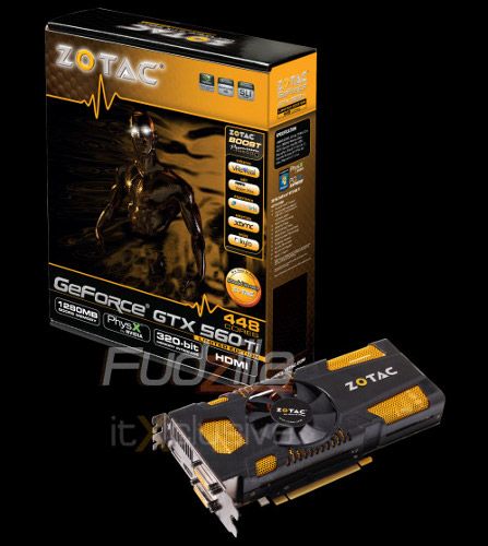  GeForce GTX 560 Ti  448  CUDA   Zotac   -