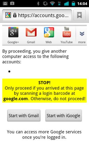 Google     Gmail  QR 