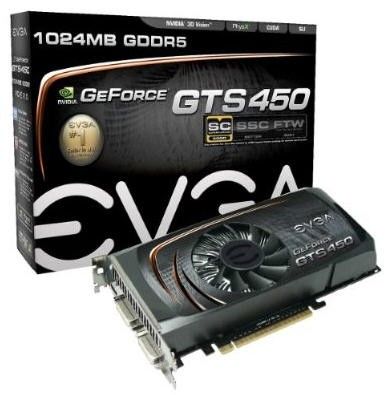  EVGA GeForce GTS 450 SuperClocked -    