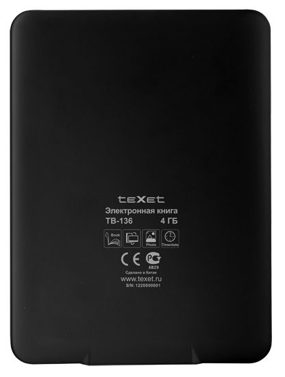 6-  teXet TB-136  E-Ink