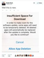 iOS 9 сможет автоматически удалять приложения