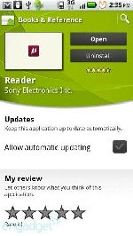  - Sony Reader  Android