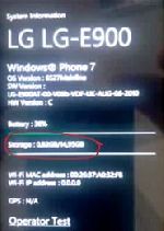 Windows Phone 7 коммуникатор LG E900 оснащен 16 Гб встроенной памяти? (16.09.2010)