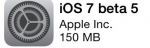 Apple  iOS 7 beta 5 (11.08.2013)