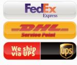 DHL, Pony Express, UPS    - 
